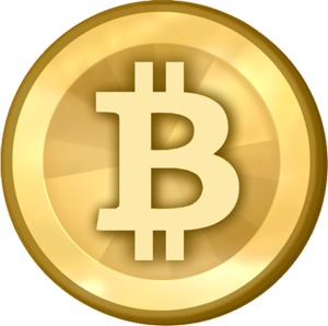 Graphical representation of Bitcoin -- a virtual currency currently valued at more than $1,000.