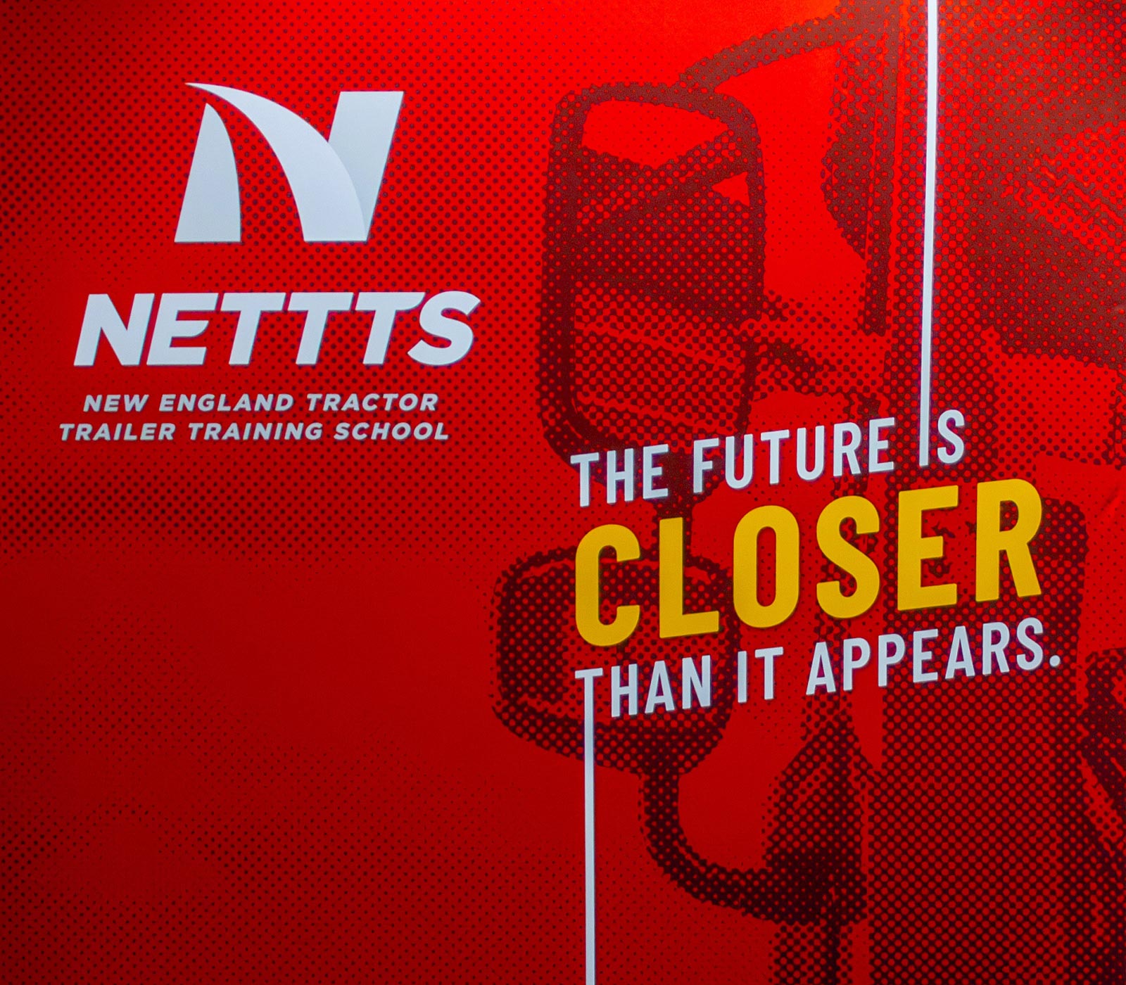 New England Tractor Trailer Training School wall art